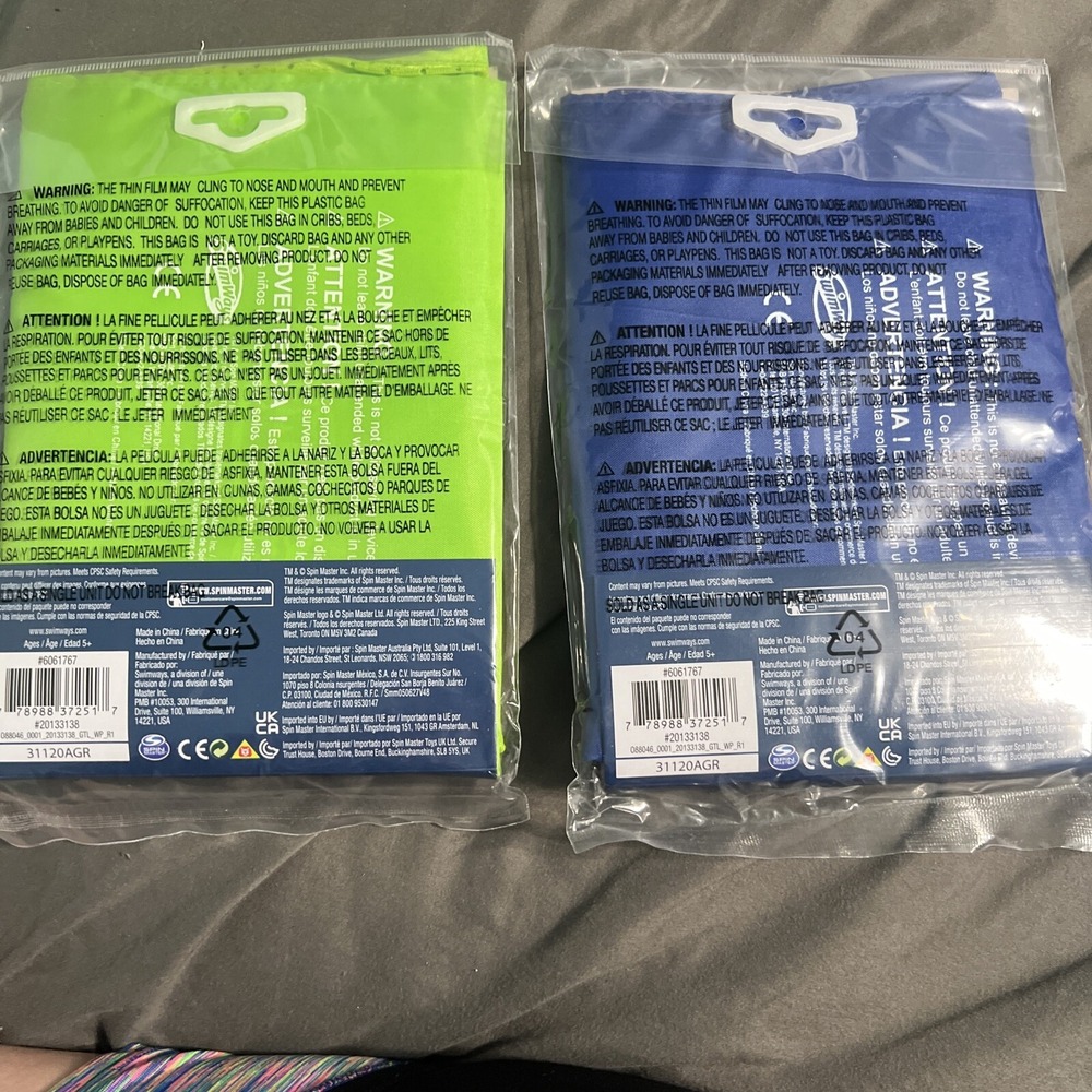 Swimways Mesh Floating Pool Chair Noodle Slings BLUE GREEN‎ New Sealed *Lot of 2 - Picture 2 of 2